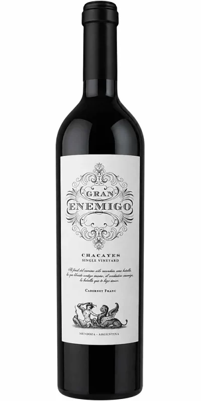 2021 El Enemigo Cabernet Franc Gran Enemigo Chacayes